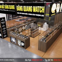 Thiết kế shop đồng hồ Đăng Quang - Mê Linh